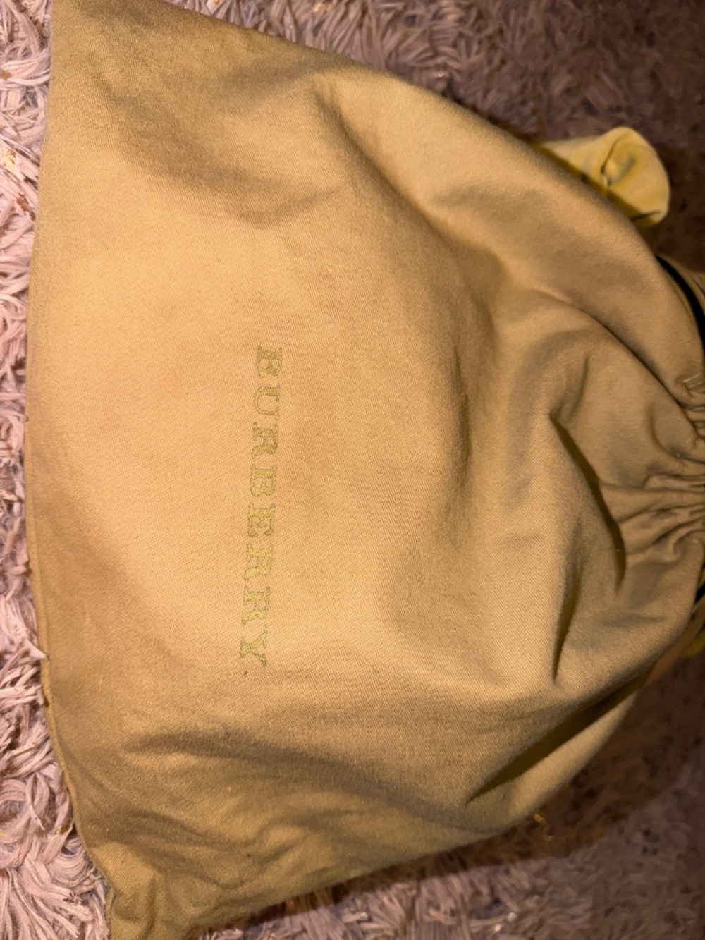 Burberry Beige Check Crossbody with Gold Chain and Silver Trim - Picture 8 of 8